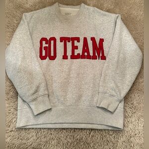 Abercrombie & Fitch GO TEAM vintage Sunday crew sweatshirt. Size: XS